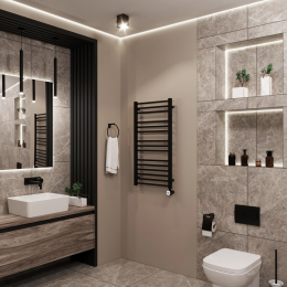 Полотенцесушитель электрический Grota Classic 480x900 черный