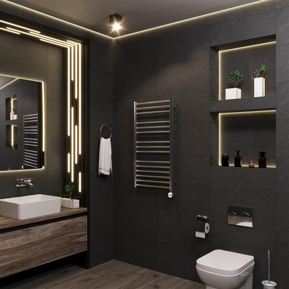 Полотенцесушитель электрический Grota Classic 480x900 хром матовый