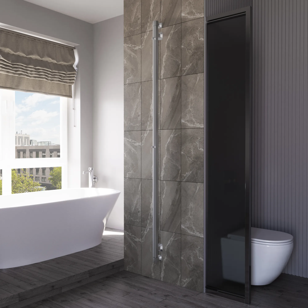 Полотенцесушитель водяной Grota Corsa 30х1800 хром матовый