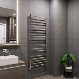 Полотенцесушитель водяной Grota Eco Classic 630x1575 хром матовый