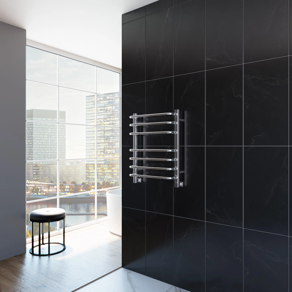 Полотенцесушитель водяной Grota Eco Forte 480x600 хром глянцевый
