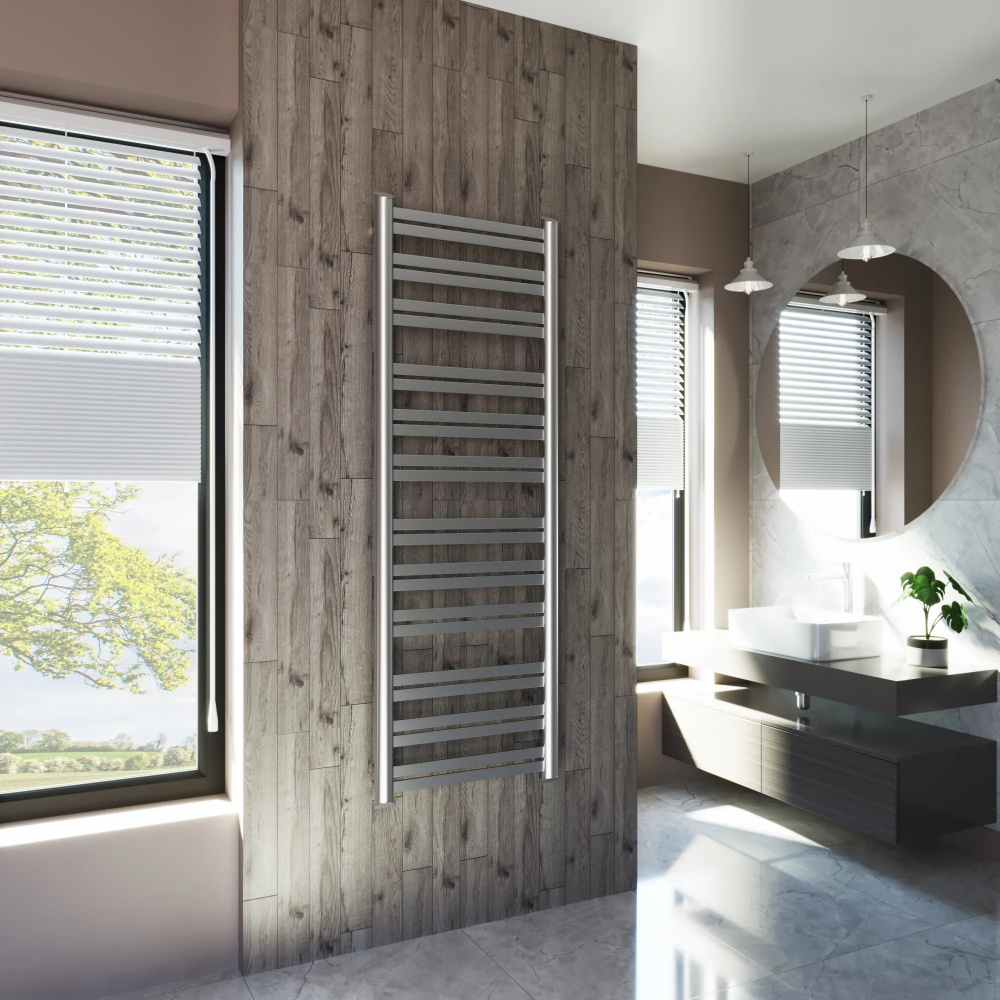 Полотенцесушитель водяной Grota Granito 550x1630 хром матовый