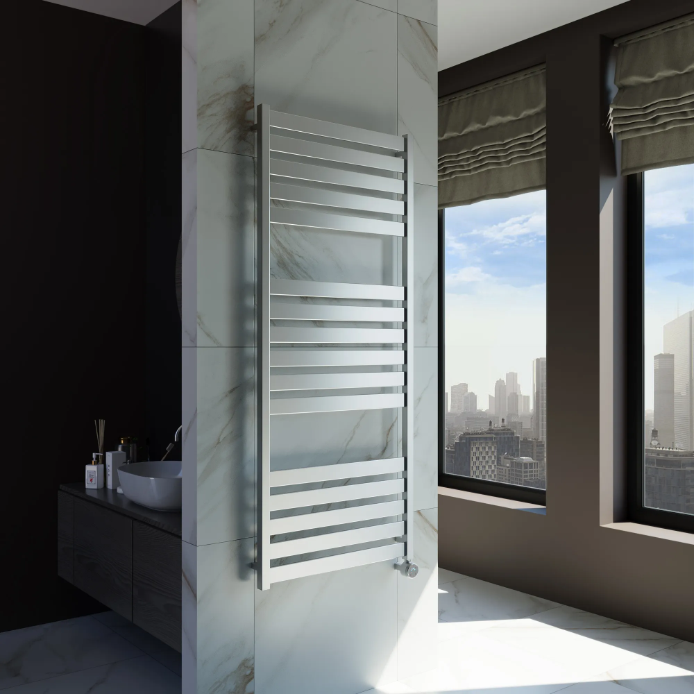 Полотенцесушитель электрический Grota Lux 630x1500 хром матовый