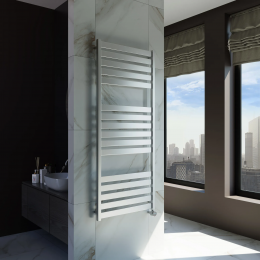 Полотенцесушитель электрический Grota Lux 630x1500 хром матовый
