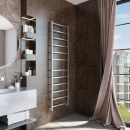Полотенцесушитель водяной Grota Moda 530x1800 хром матовый