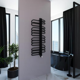 Полотенцесушитель электрический Grota Stelle 500x1200/r черный