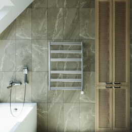 Полотенцесушитель электрический Grota Brezza 630x900 хром глянцевый