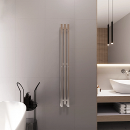 Полотенцесушитель водяной Grota Corsa 130х1200 хром глянцевый