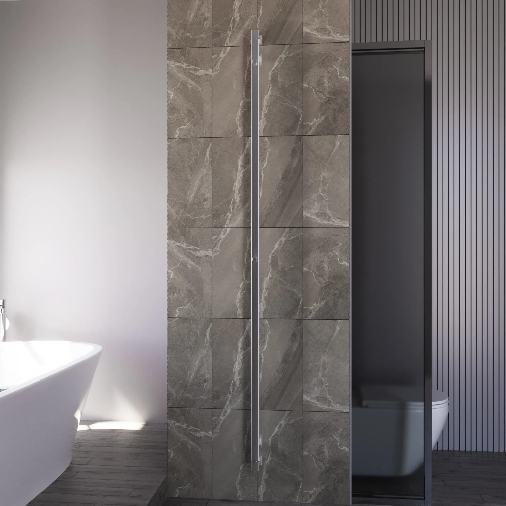 Полотенцесушитель водяной Grota Corsa 30х1800 хром матовый