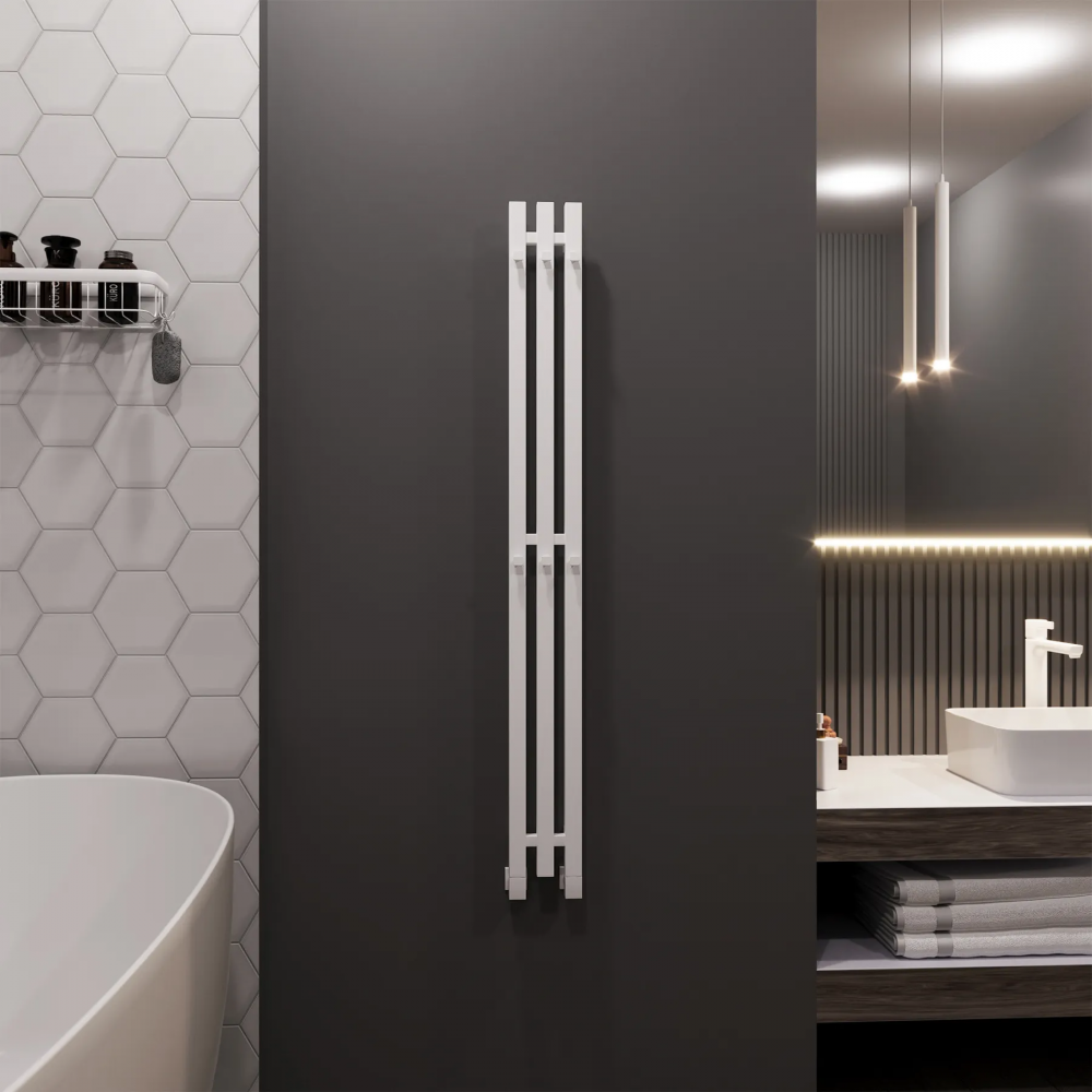 Полотенцесушитель водяной Grota Corsa 130х1200 белый