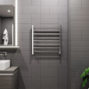 Полотенцесушитель водяной Grota Eco Classic 630x600 хром матовый