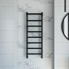 Полотенцесушитель водяной Grota Soffi P с полкой 430x1200 черный