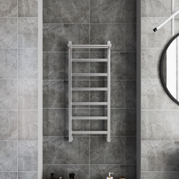 Полотенцесушитель водяной Grota Soffi P с полкой 430x1000 хром матовый