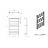 Полотенцесушитель электрический Grota Estro 530x900 белый
