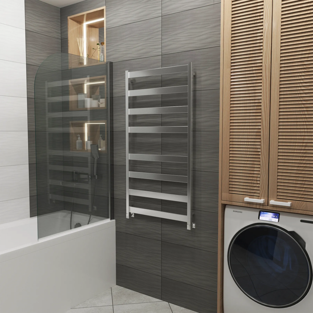 Полотенцесушитель водяной Grota Brezza 630x1200 хром матовый