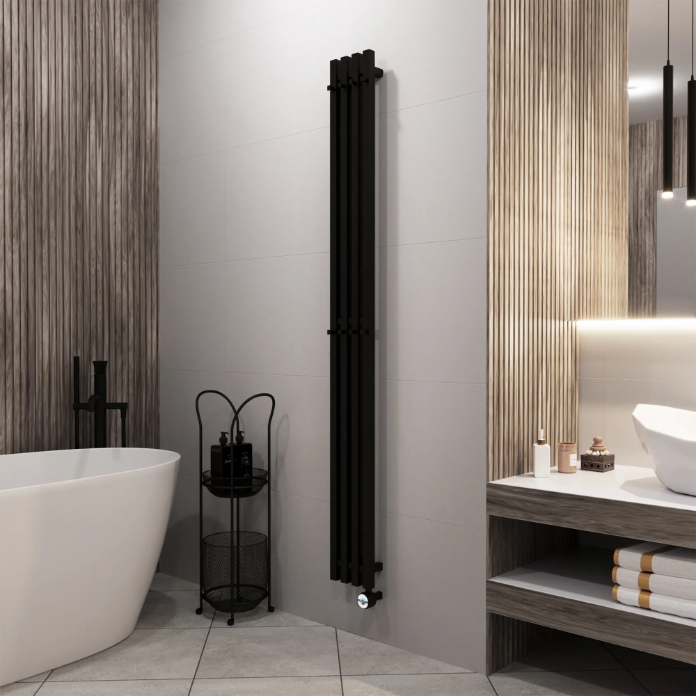 Полотенцесушитель электрический Grota Corsa 180х1800 черный