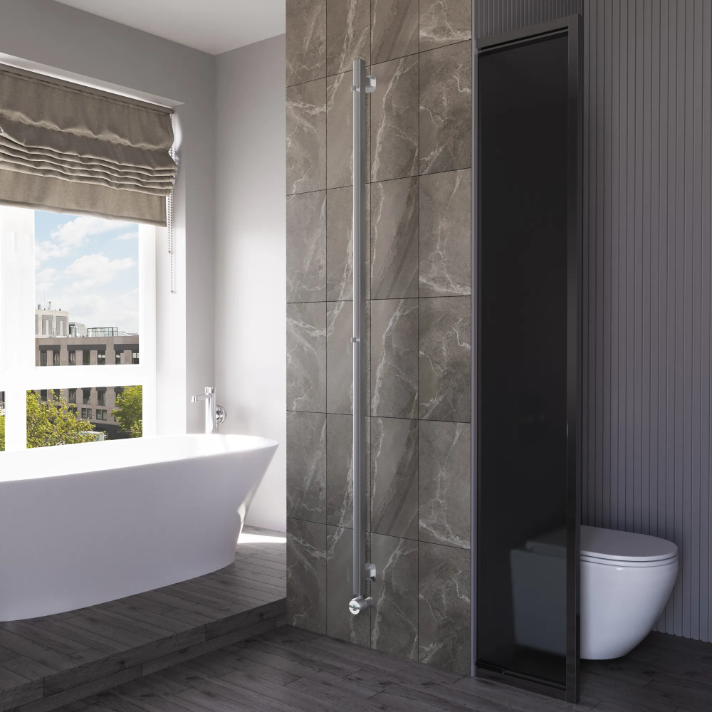 Полотенцесушитель электрический Grota Corsa 30х1800 хром матовый