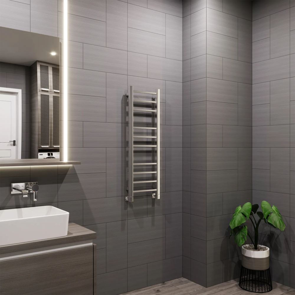 Полотенцесушитель водяной Grota Eco Classic 300x900 хром матовый