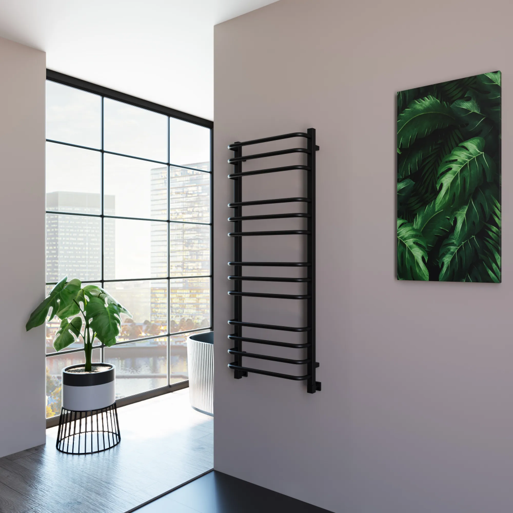 Полотенцесушитель водяной Grota Eco Forte 480x1200 черный