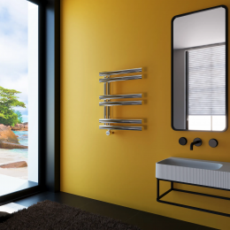 Полотенцесушитель электрический Grota Lato L 530x640 хром глянцевый