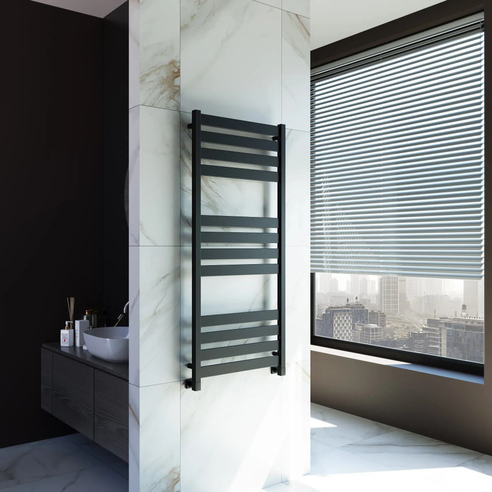 Полотенцесушитель водяной Grota Lux 530x1200 черный