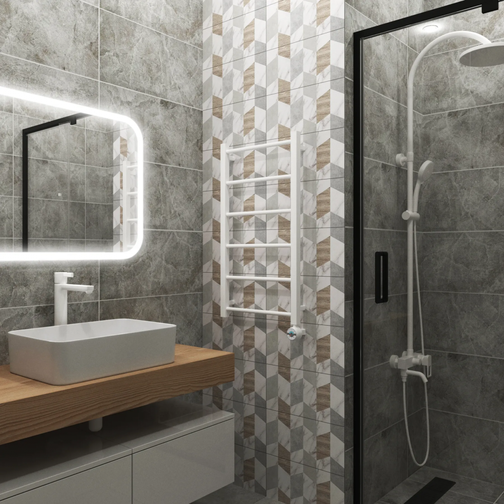 Полотенцесушитель электрический Grota Simple 430x800 белый