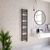 Полотенцесушитель электрический Grota Vento 300x1500 черный