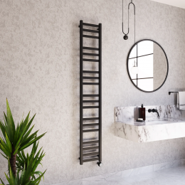 Полотенцесушитель электрический Grota Vento 300x1800 черный