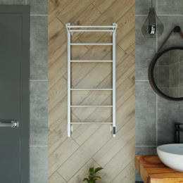 Полотенцесушитель электрический Grota Alto 430х1000 хром матовый
