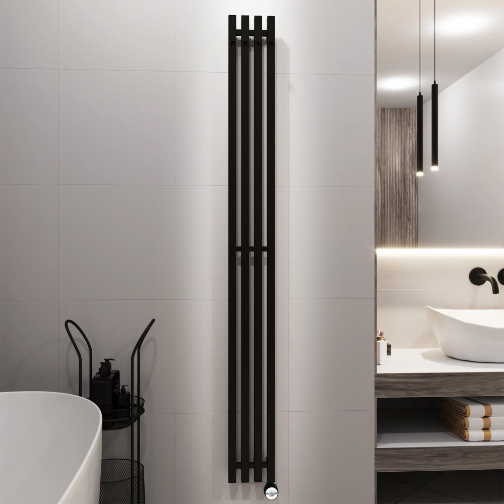 Полотенцесушитель электрический Grota Corsa 180х1800 черный