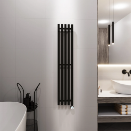 Полотенцесушитель электрический Grota Corsa 230х1200 черный