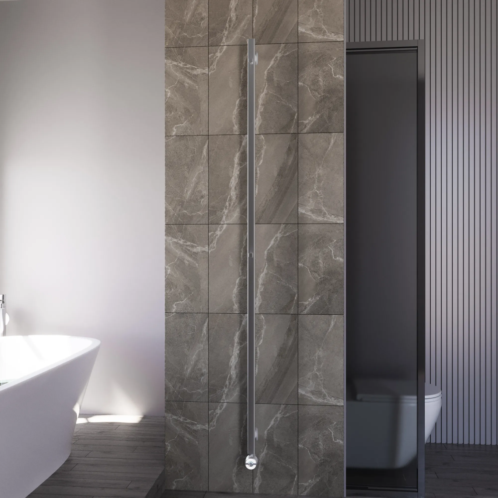 Полотенцесушитель электрический Grota Corsa 30х1800 хром матовый