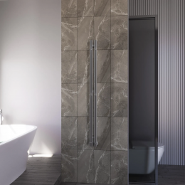 Полотенцесушитель водяной Grota Corsa 80х1200 хром матовый