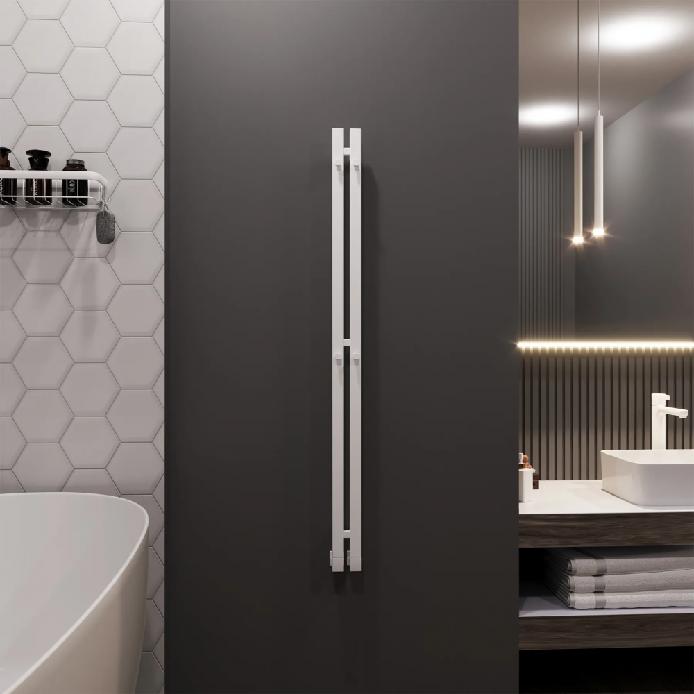 Полотенцесушитель водяной Grota Corsa 80х1200 белый