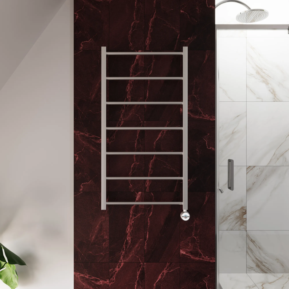 Полотенцесушитель электрический Grota Simple 530x1000 хром матовый