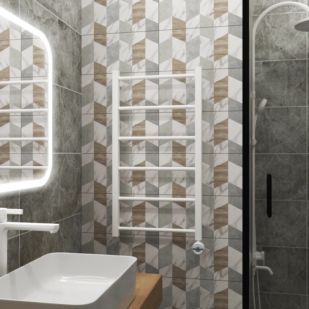 Полотенцесушитель электрический Grota Simple 430x800 белый