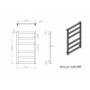 Полотенцесушитель водяной Grota Brezza 530x900 хром глянцевый