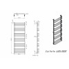 Полотенцесушитель электрический Grota Eco Forte 630x1800 черный