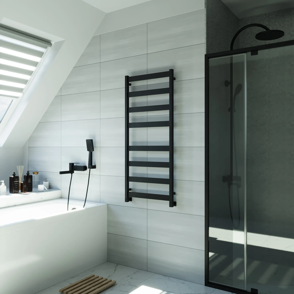 Полотенцесушитель водяной Grota Brezza 530x1200 черный