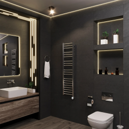 Полотенцесушитель электрический Grota Classic 300x1200 хром матовый