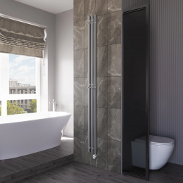 Полотенцесушитель электрический Grota Corsa 130х1800 хром матовый