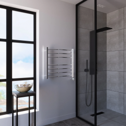 Полотенцесушитель электрический Grota Eco Calma 630x600 хром глянцевый