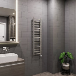 Полотенцесушитель электрический Grota Eco Classic 300x1200 хром матовый