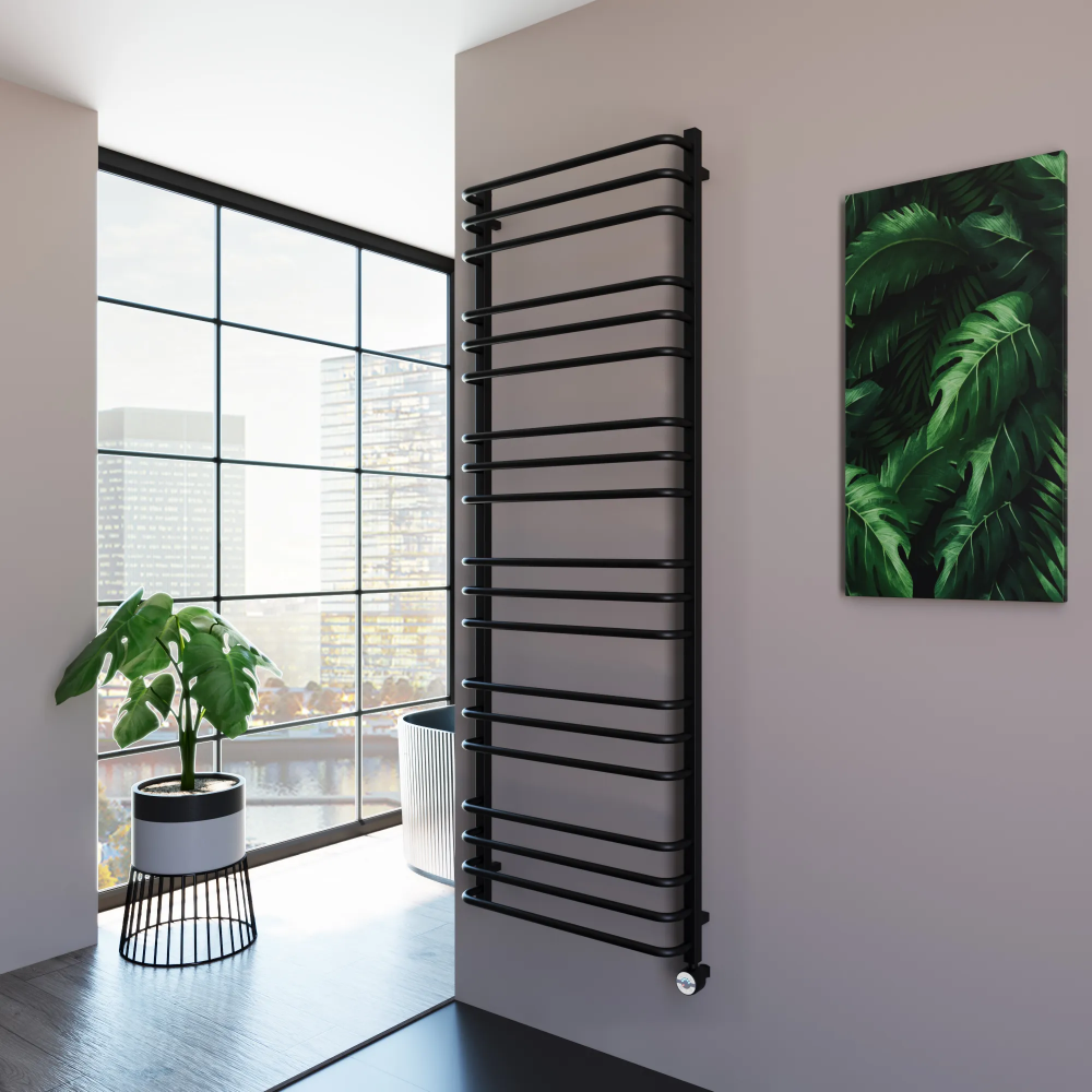 Полотенцесушитель электрический Grota Eco Forte 630x1800 черный