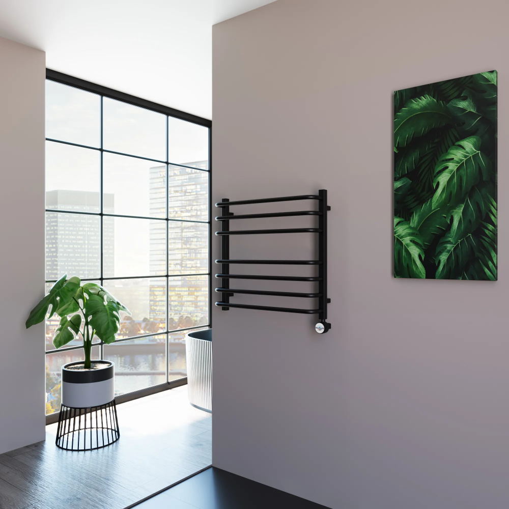 Полотенцесушитель электрический Grota Eco Forte 630x600 черный