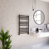 Полотенцесушитель водяной Grota Vento 530x900 черный