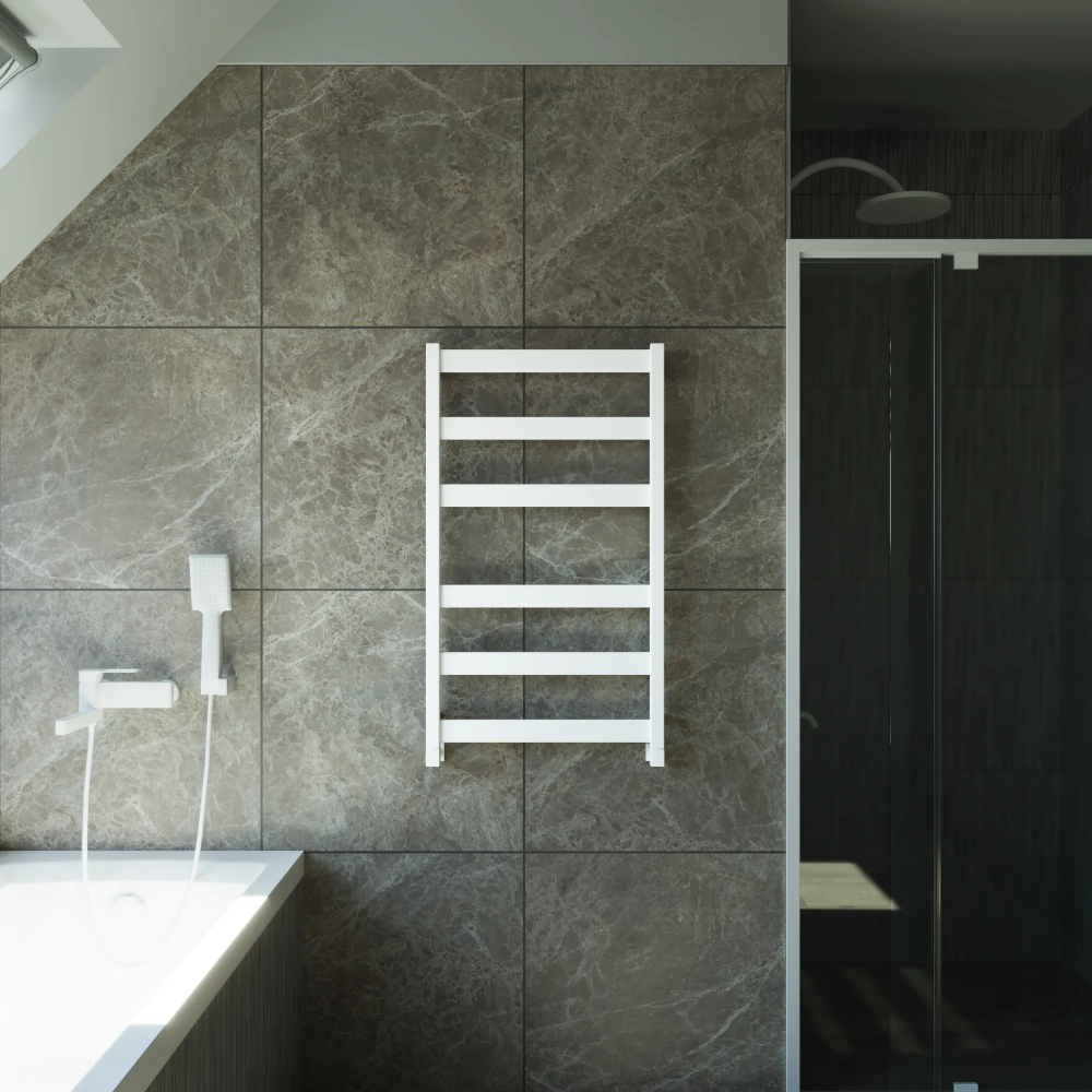 Полотенцесушитель водяной Grota Brezza 530x900 белый