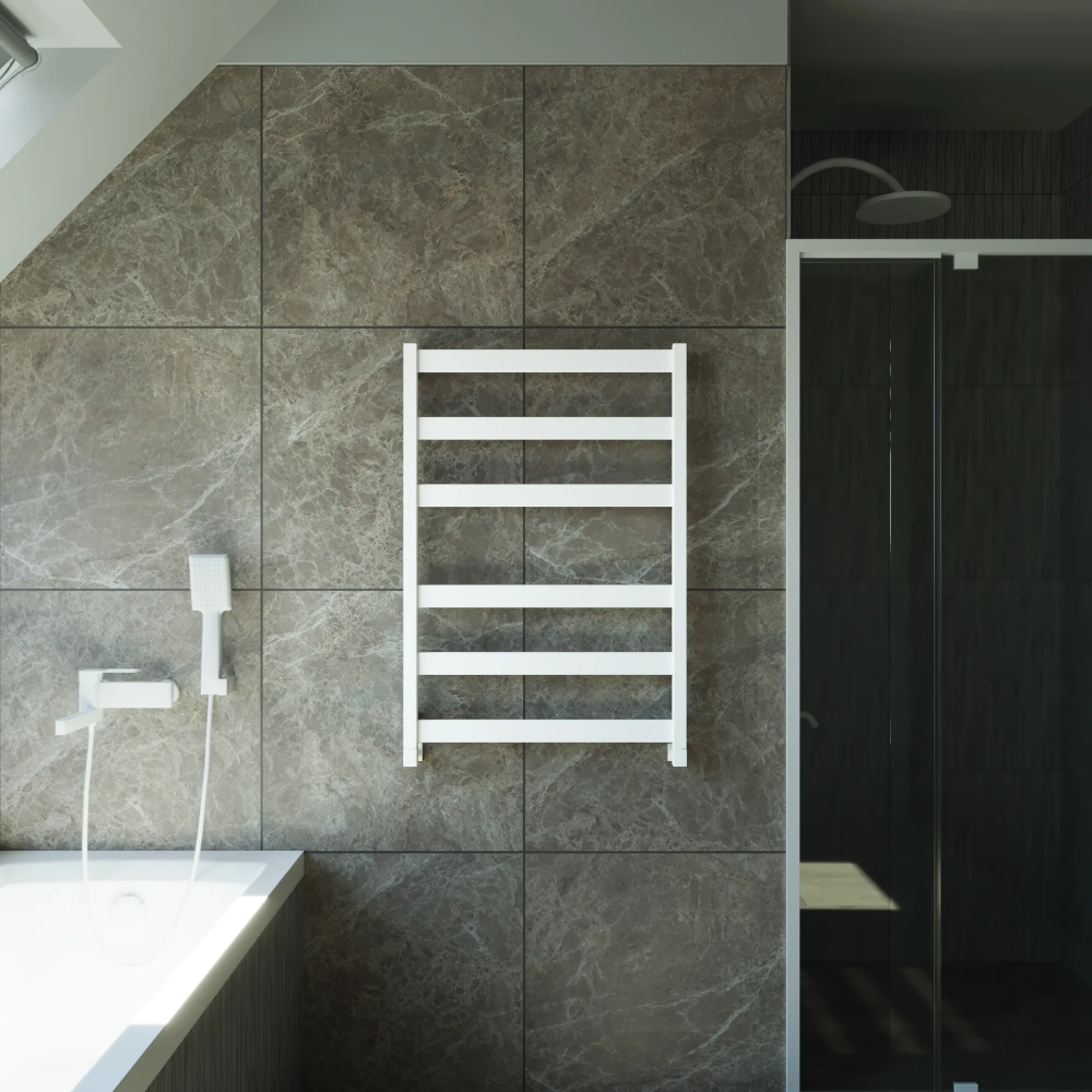 Полотенцесушитель водяной Grota Brezza 630x900 белый