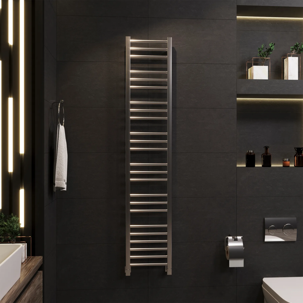 Полотенцесушитель водяной Grota Classic 300x1500 хром матовый