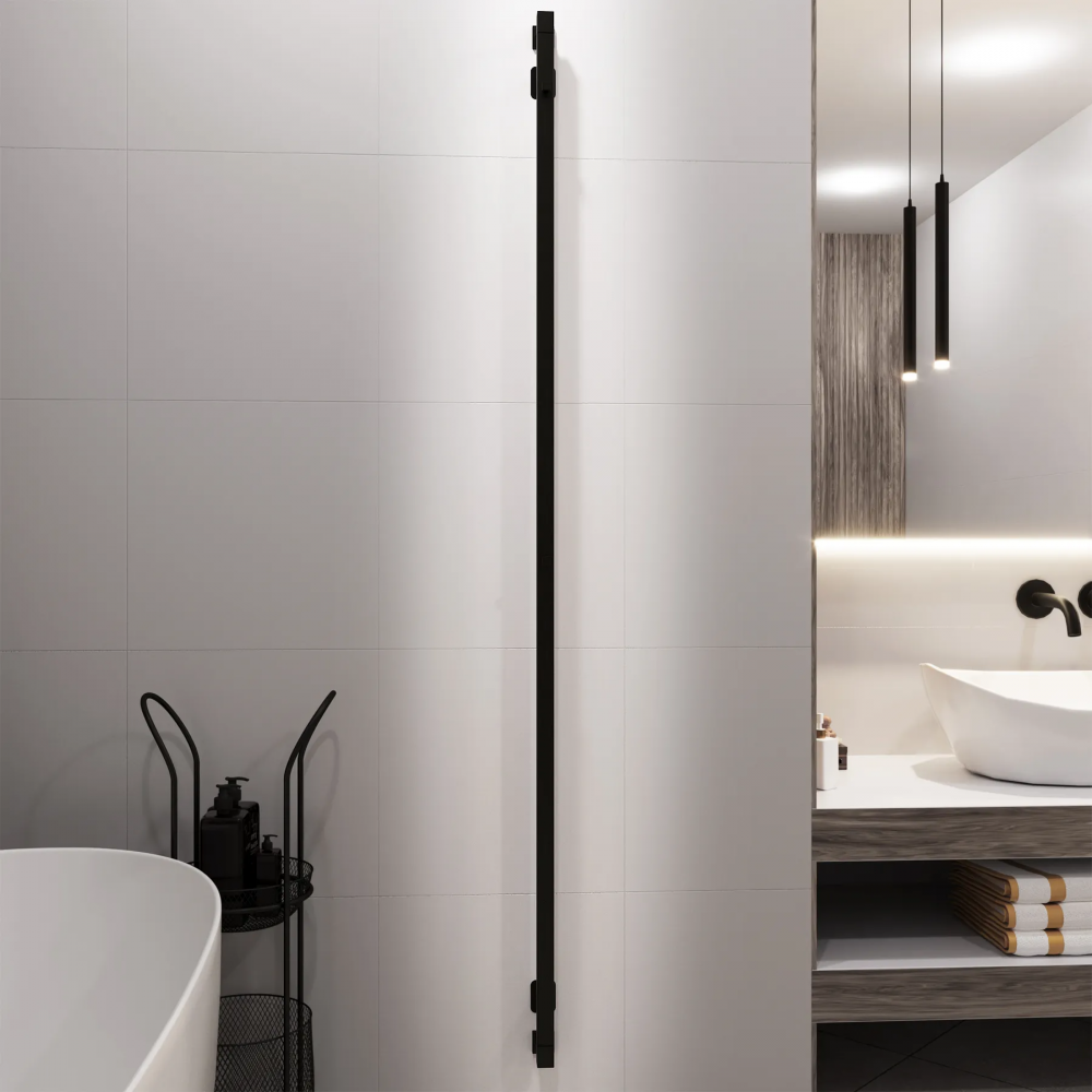 Полотенцесушитель водяной Grota Corsa 30х1800 черный